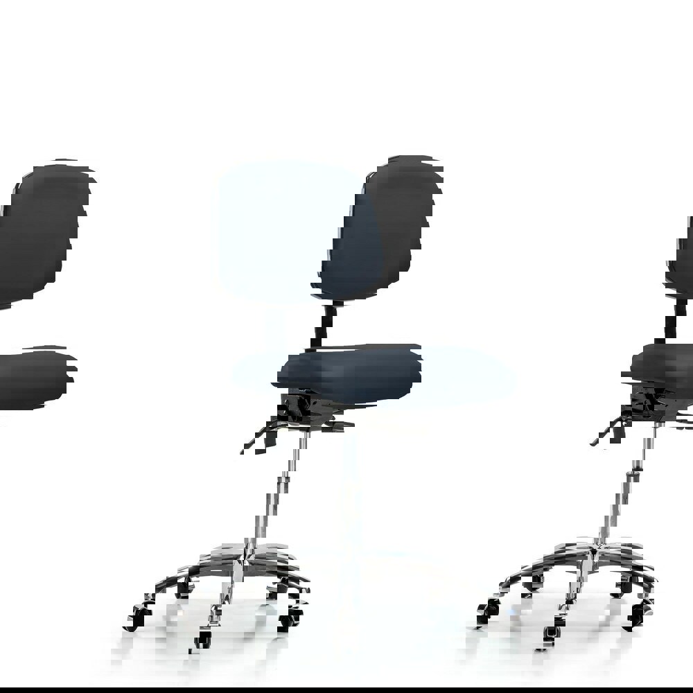 Task Chair: Vinyl, Imperial Blue