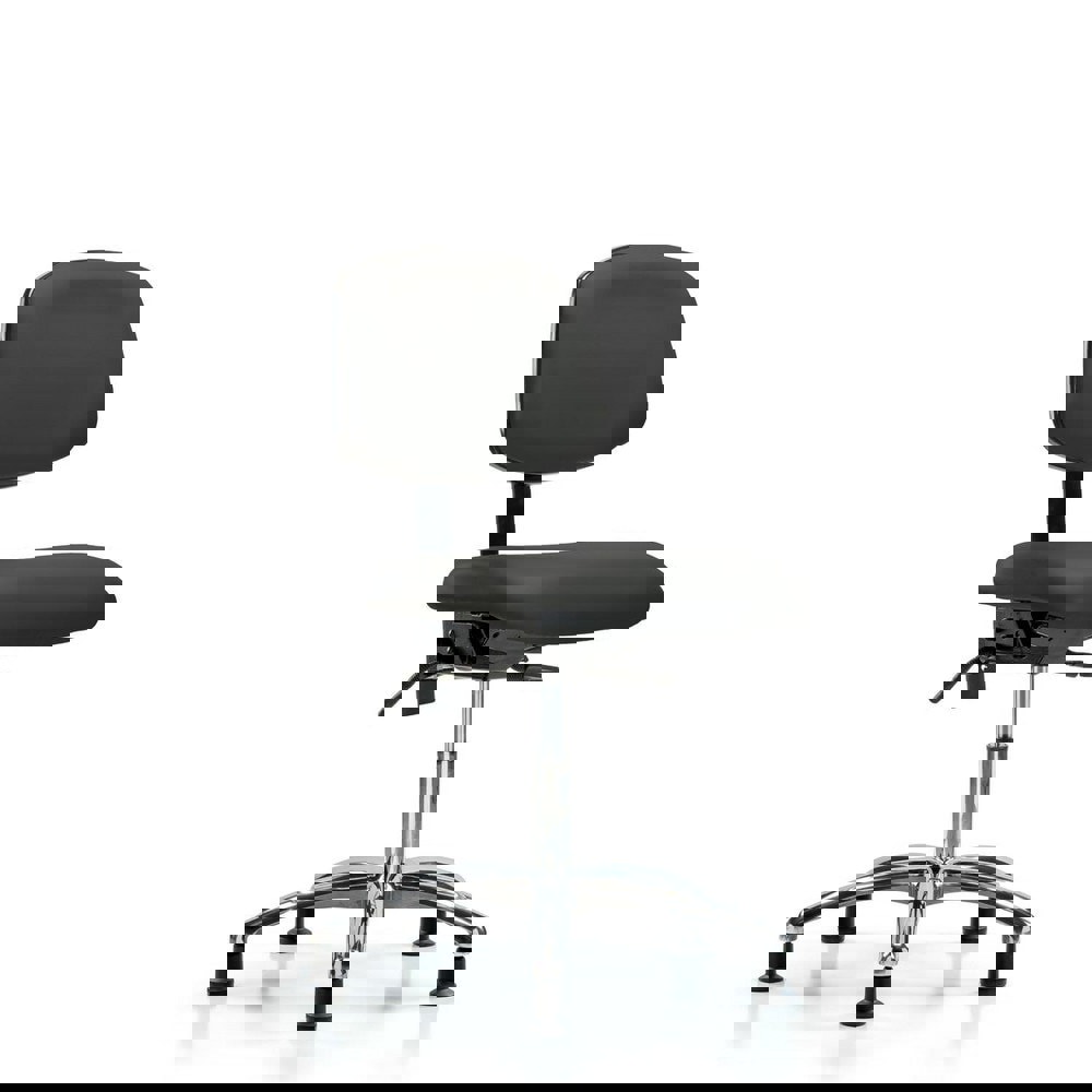 Task Chair: Vinyl, Charcoal