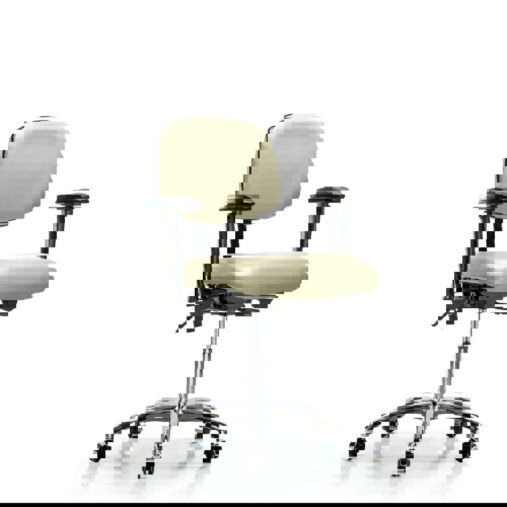 Task Chair: Vinyl, Adobe White