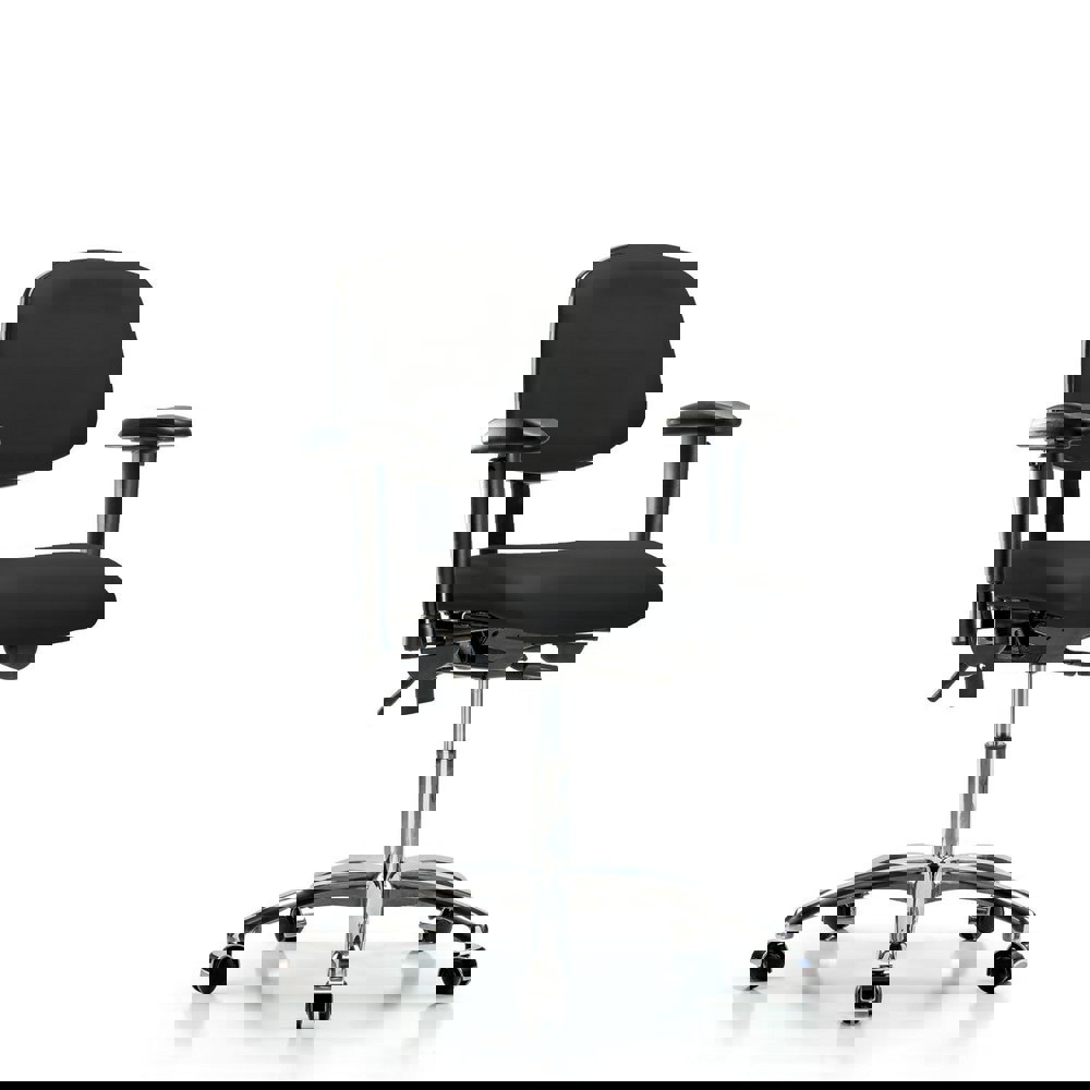 Task Chair: Vinyl, Black