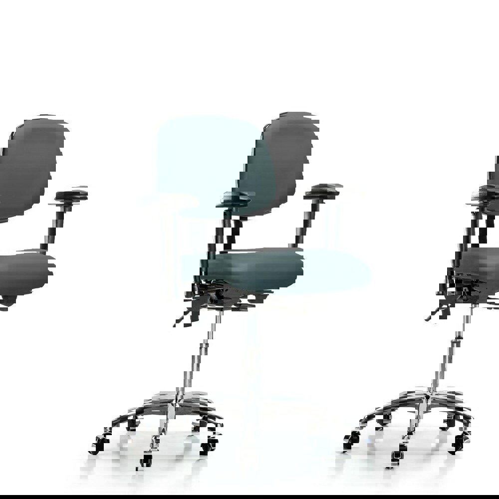 Task Chair: Vinyl, Colonial Blue