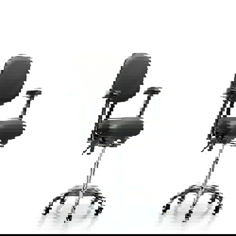 Task Chair: Vinyl, Carbon