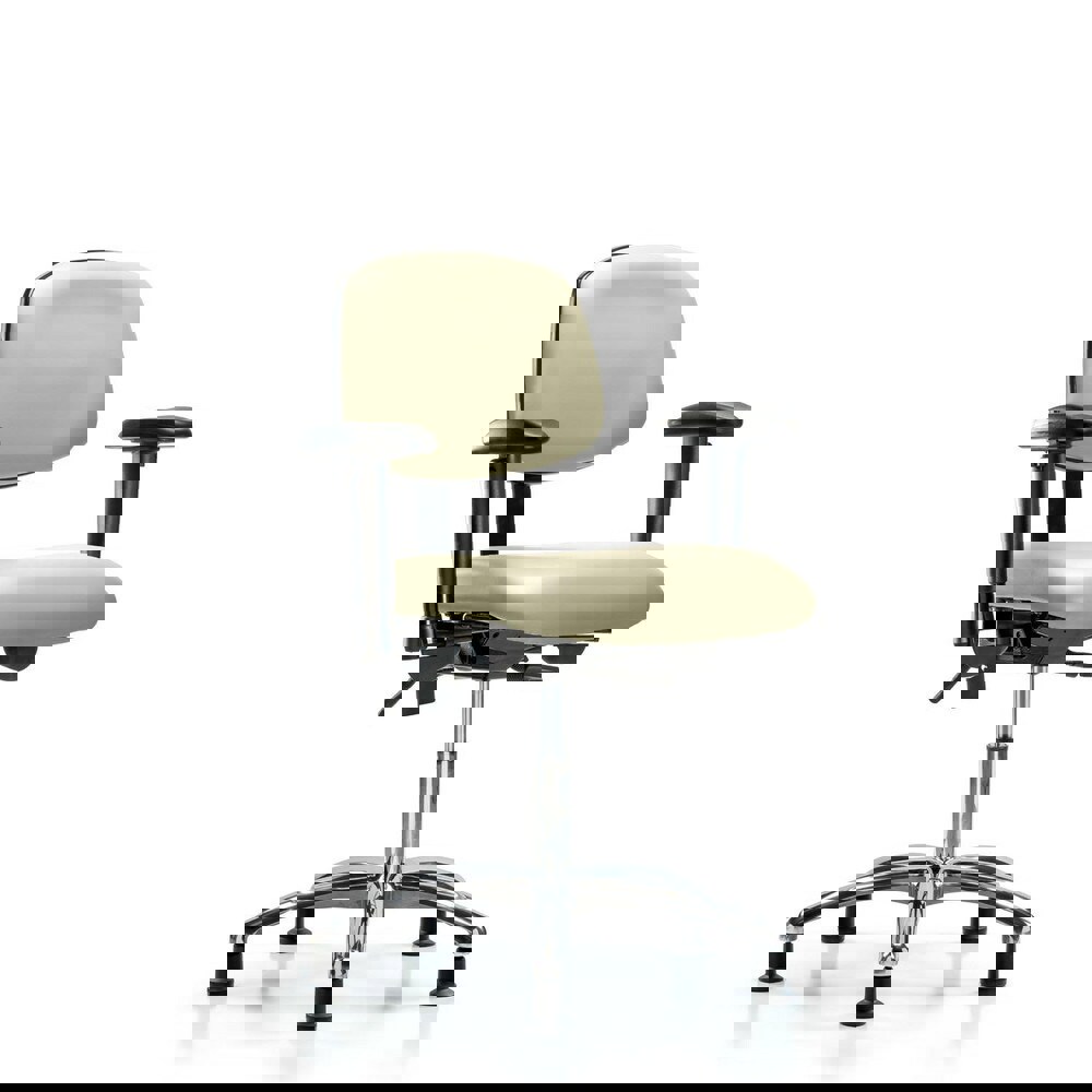 Task Chair: Vinyl, Adobe White