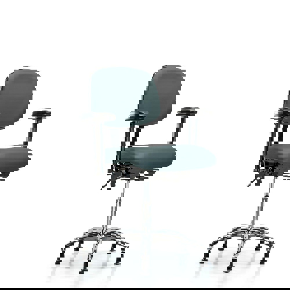 Task Chair: Vinyl, Colonial Blue