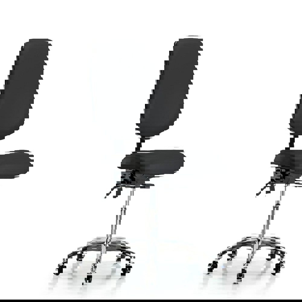 Task Chair: Vinyl, Black