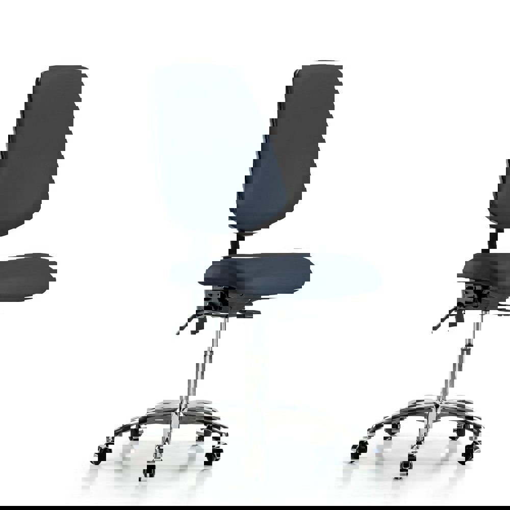 Task Chair: Vinyl, Imperial Blue