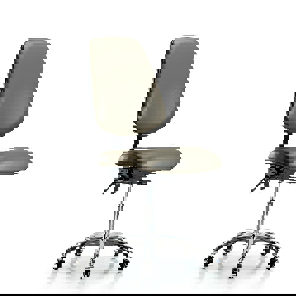 Task Chair: Vinyl, Taupe