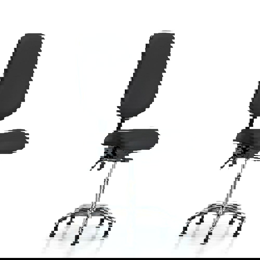 Task Chair: Vinyl, Black