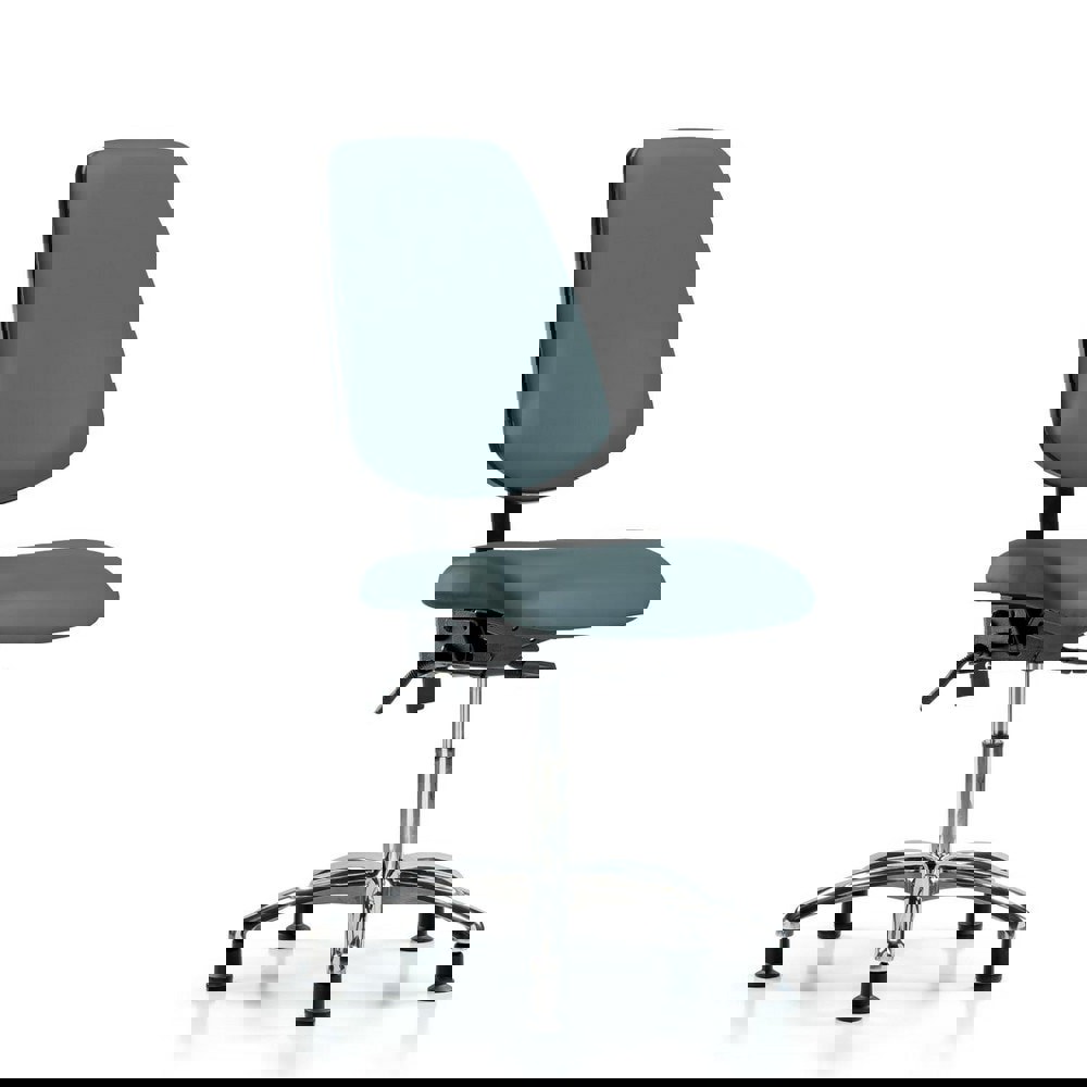 Task Chair: Vinyl, Colonial Blue