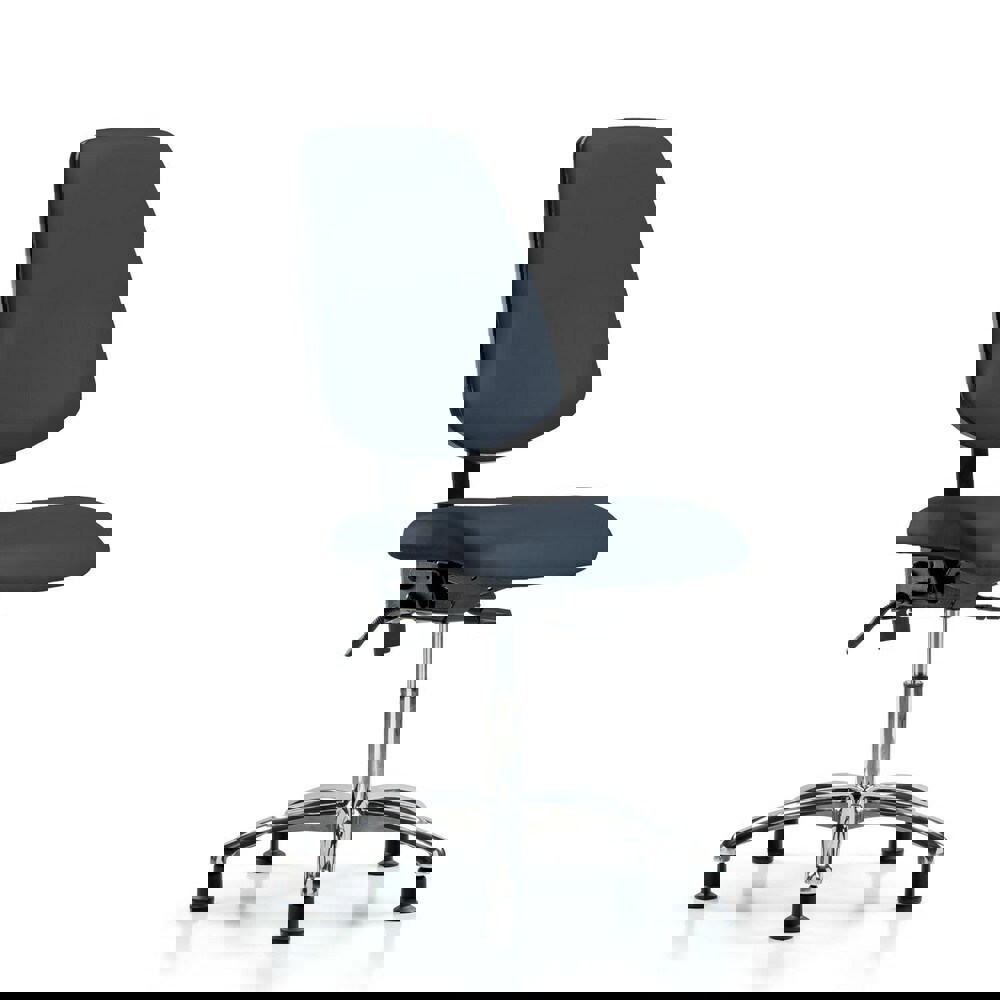 Task Chair: Vinyl, Imperial Blue