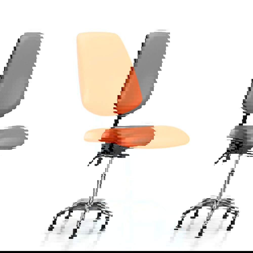 Task Chair: Vinyl, Orange Kist