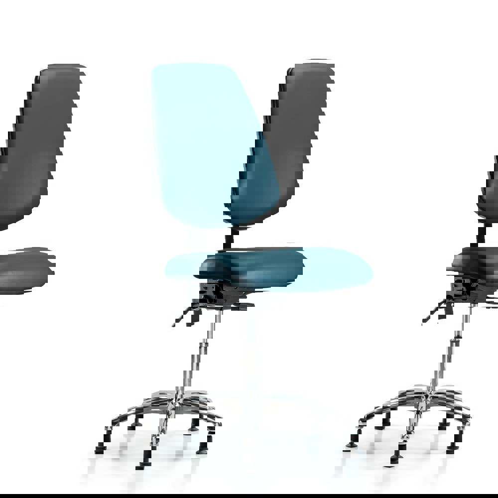 Task Chair: Vinyl, Marine Blue