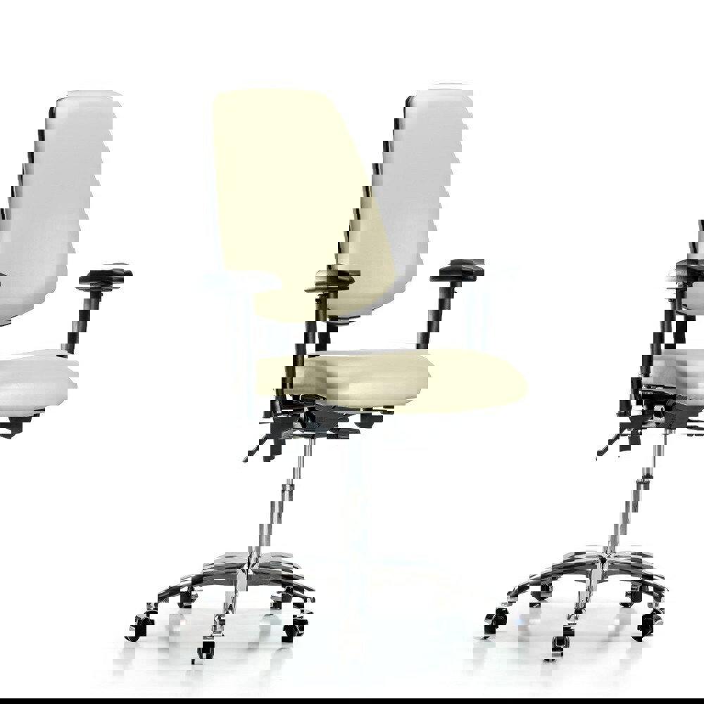 Task Chair: Vinyl, Adobe White