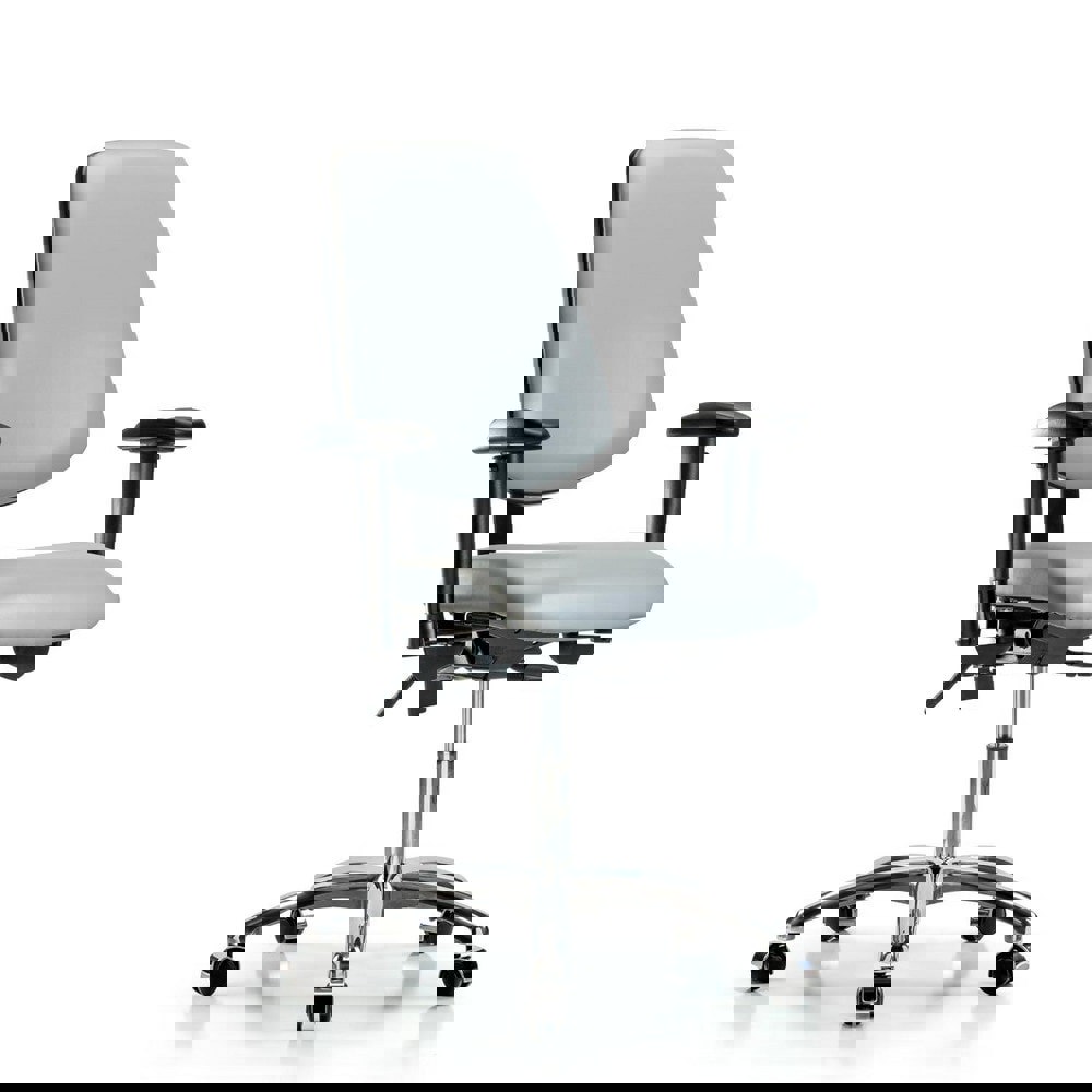 Task Chair: Vinyl, Dove