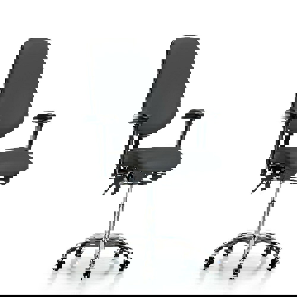 Task Chair: Vinyl, Charcoal