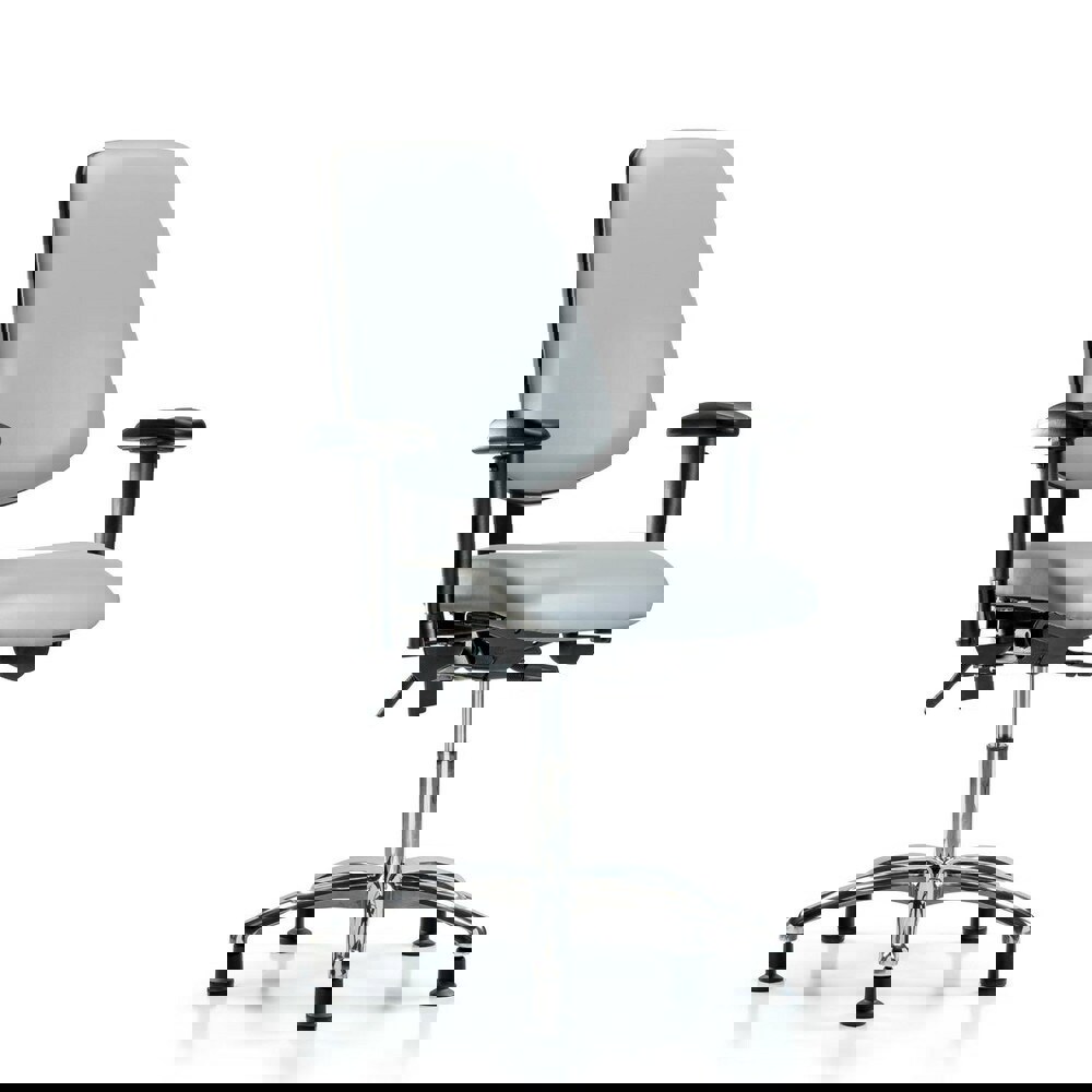 Task Chair: Vinyl, Dove