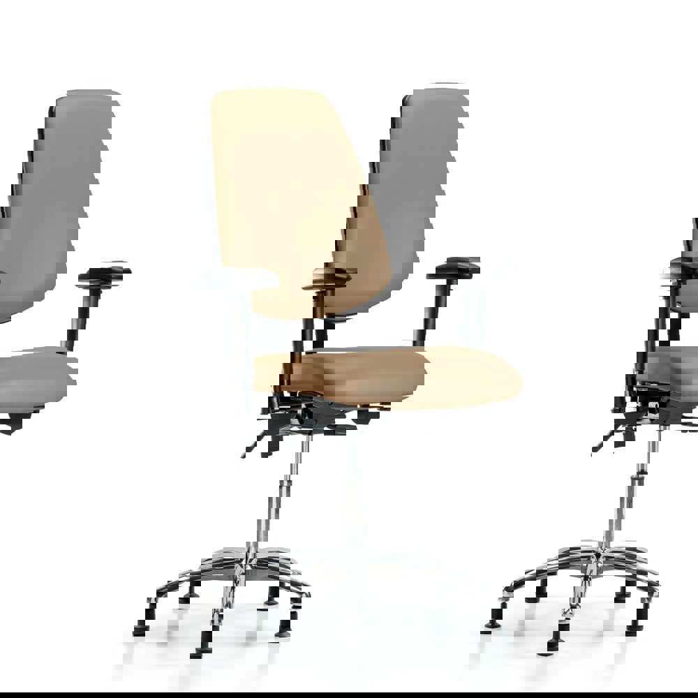 Task Chair: Vinyl, Taupe