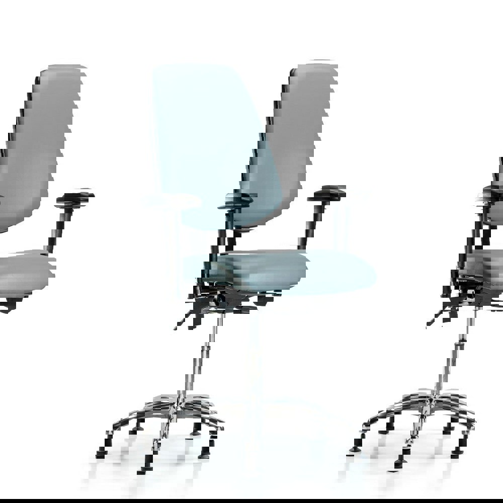 Task Chair: Vinyl, Storm