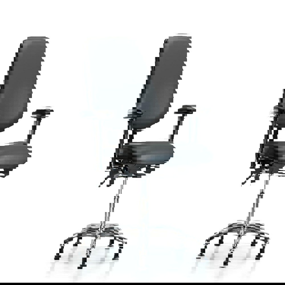 Task Chair: Vinyl, Carbon