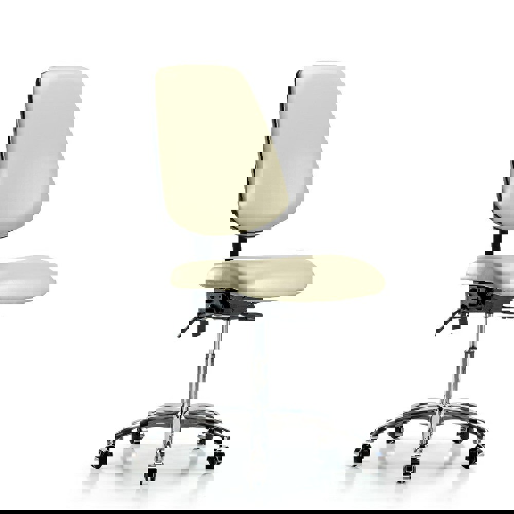 Task Chair: Vinyl, Adobe White