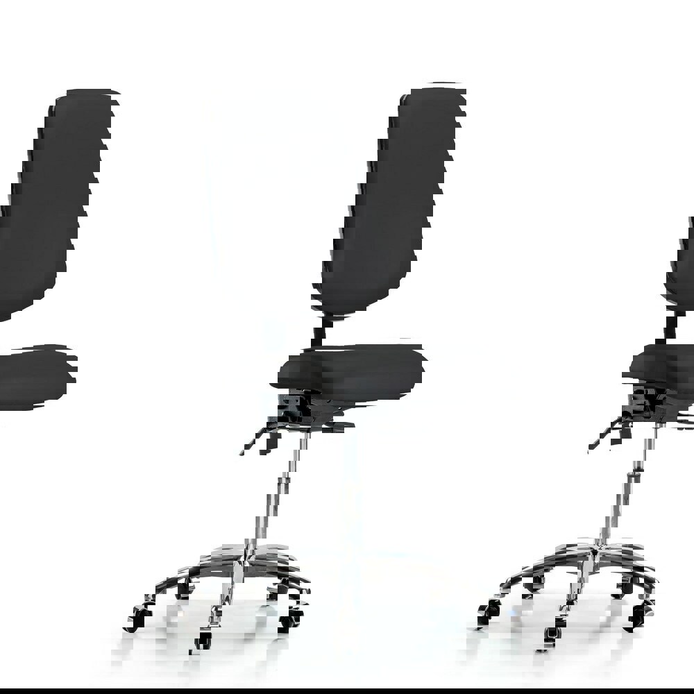 Task Chair: Vinyl, Black