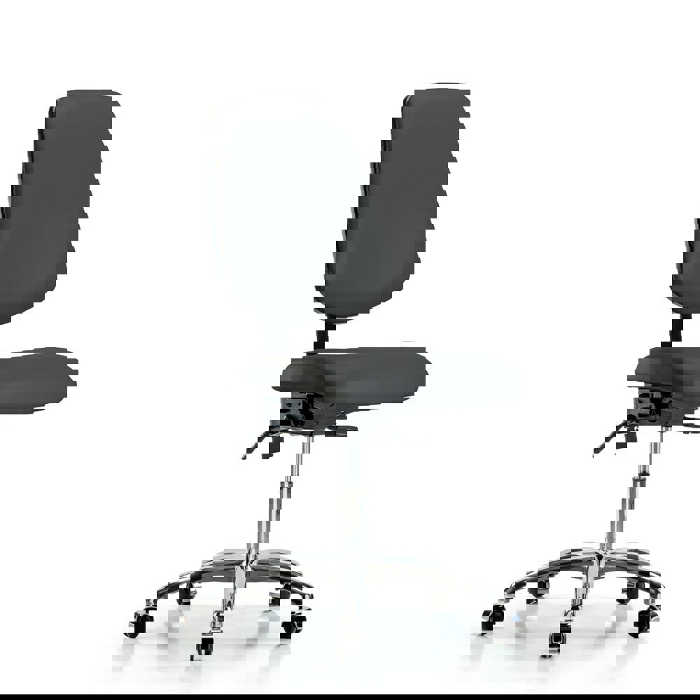 Task Chair: Vinyl, Charcoal