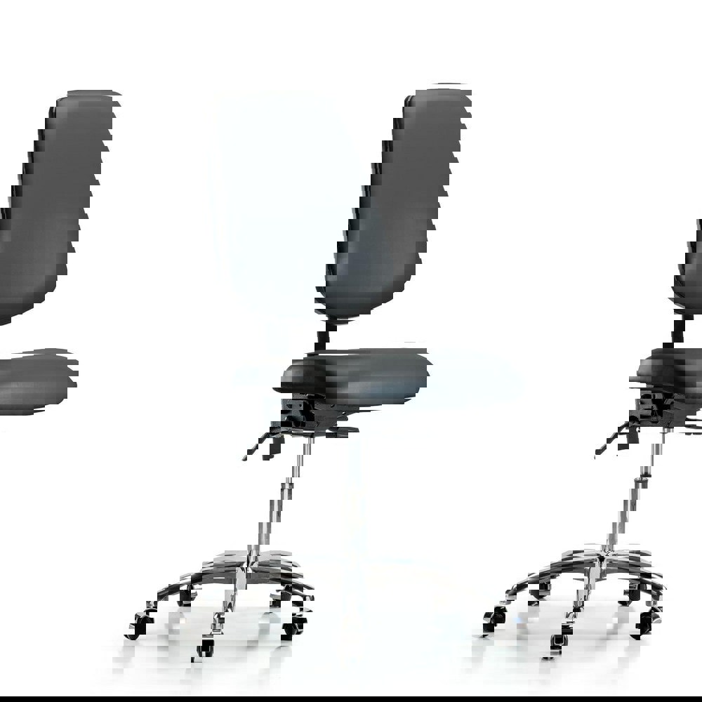 Task Chair: Vinyl, Carbon