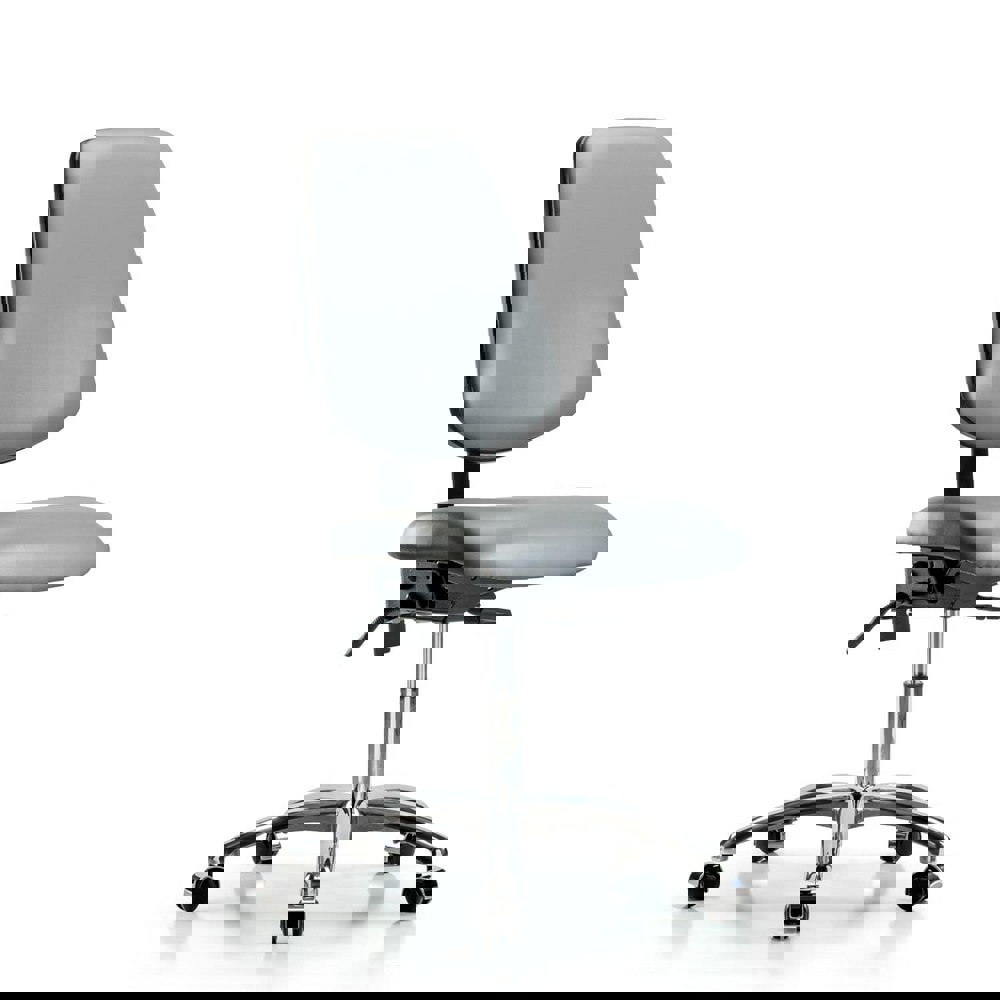 Task Chair: Vinyl, Sterling