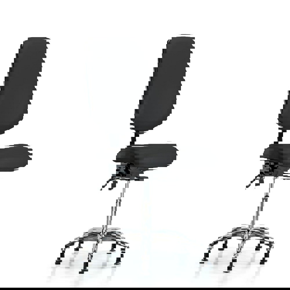 Task Chair: Vinyl, Black