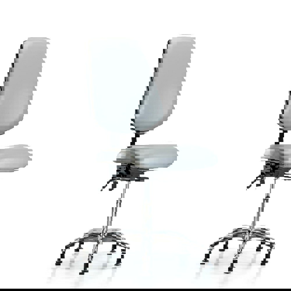 Task Chair: Vinyl, Dove