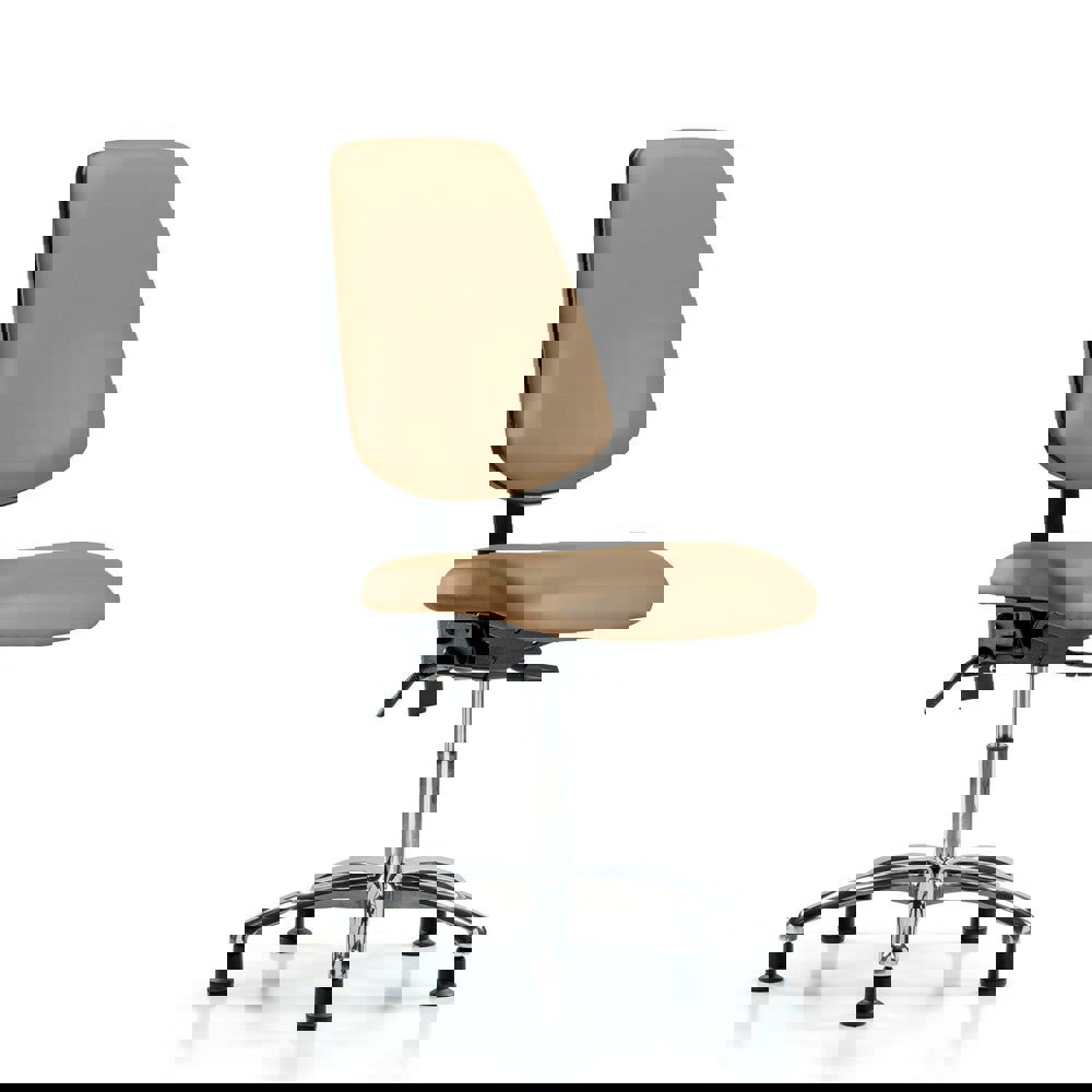 Task Chair: Vinyl, Taupe