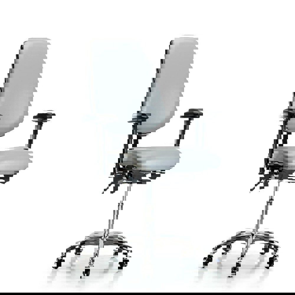 Task Chair: Vinyl, Dove