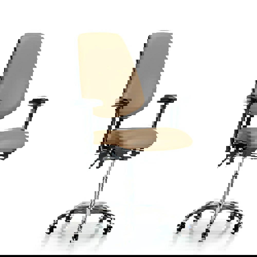 Task Chair: Vinyl, Taupe