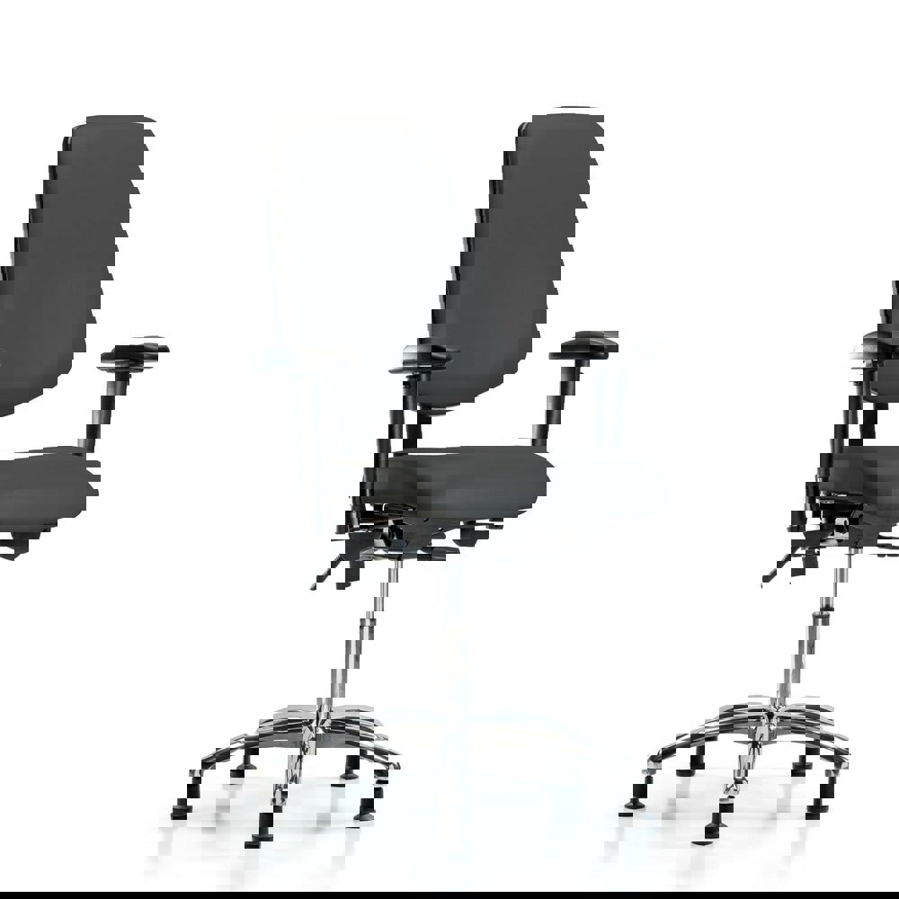 Task Chair: Vinyl, Charcoal