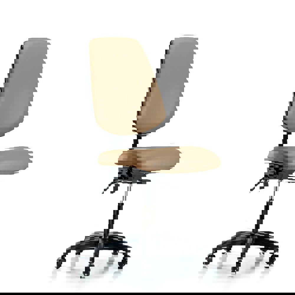 Task Chair: Vinyl, Taupe