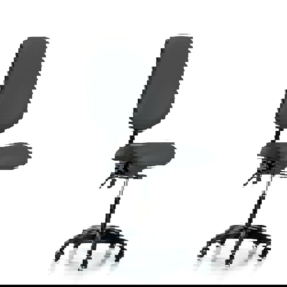 Task Chair: Vinyl, Charcoal