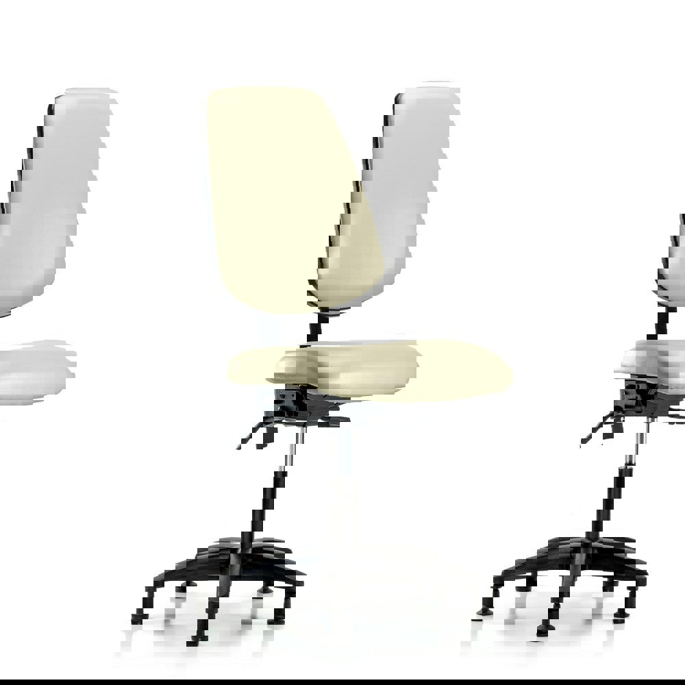 Task Chair: Vinyl, Adobe White