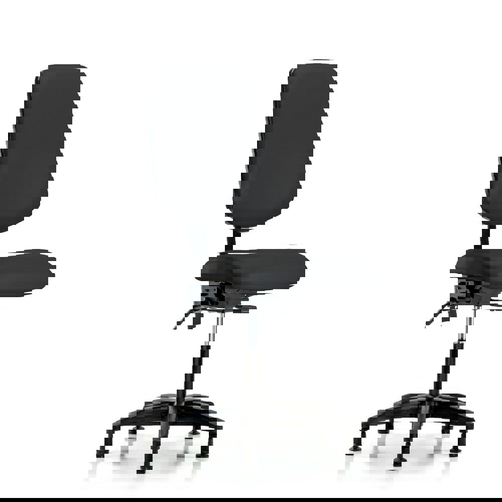 Task Chair: Vinyl, Black