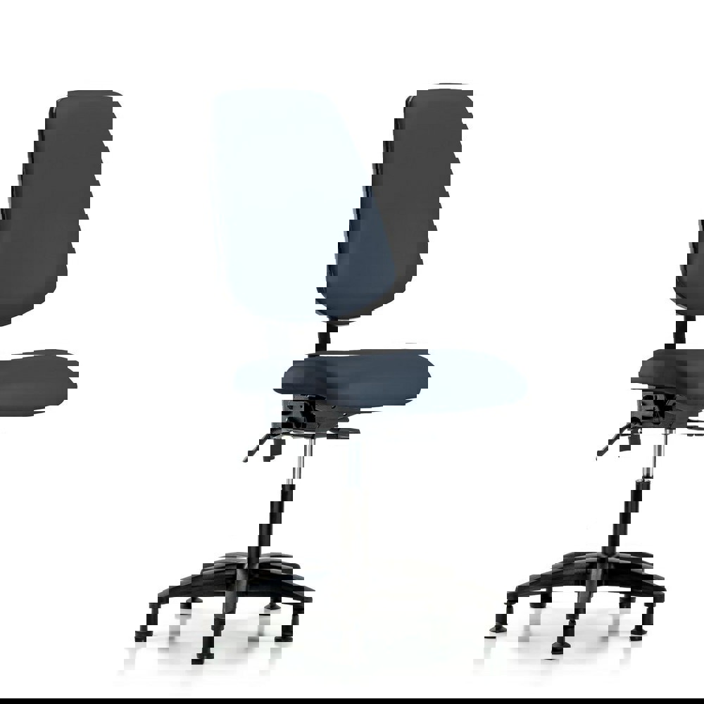 Task Chair: Vinyl, Imperial Blue