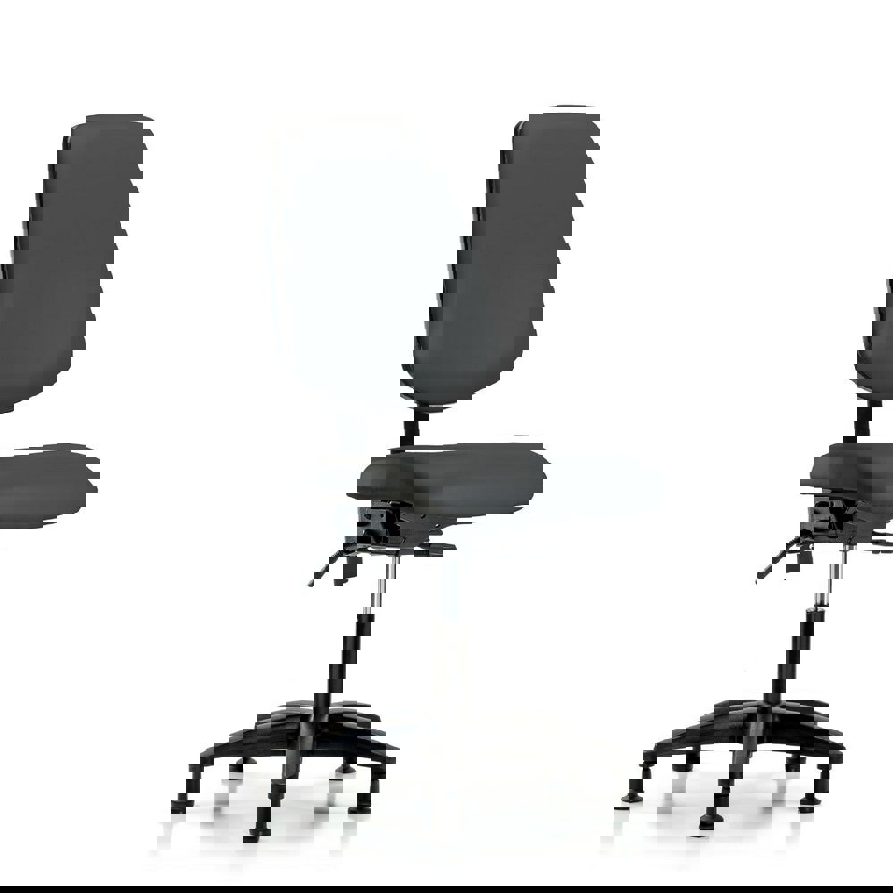 Task Chair: Vinyl, Charcoal