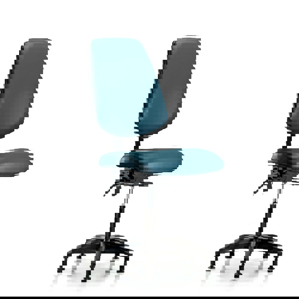Task Chair: Vinyl, Marine Blue