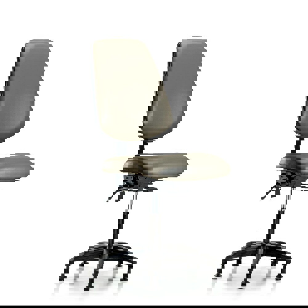 Task Chair: Vinyl, Taupe