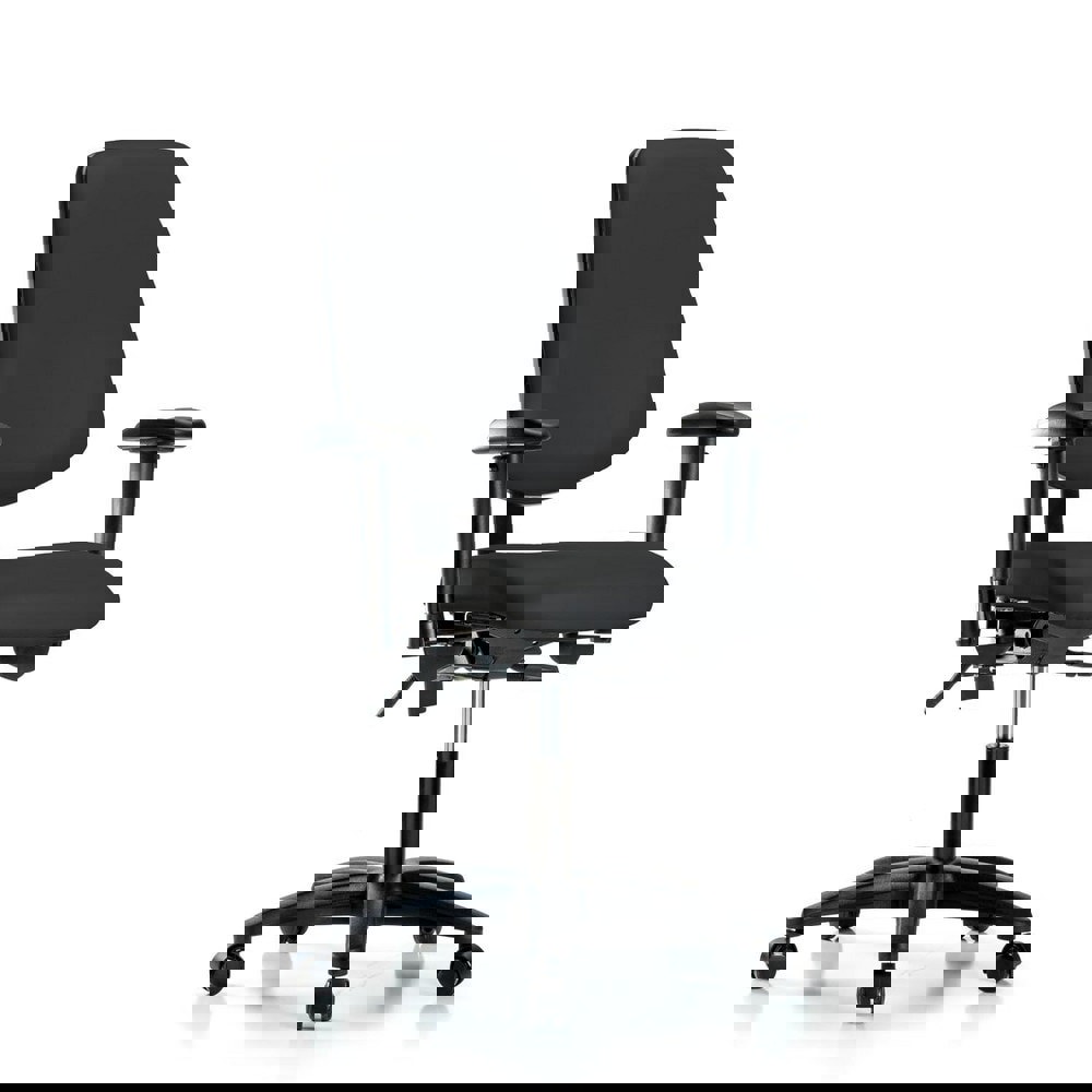 Task Chair: Vinyl, Black