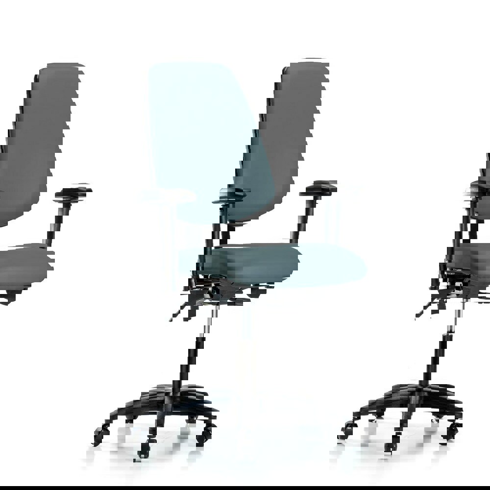 Task Chair: Vinyl, Colonial Blue