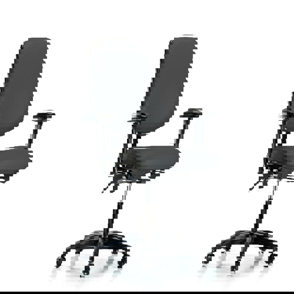 Task Chair: Vinyl, Charcoal