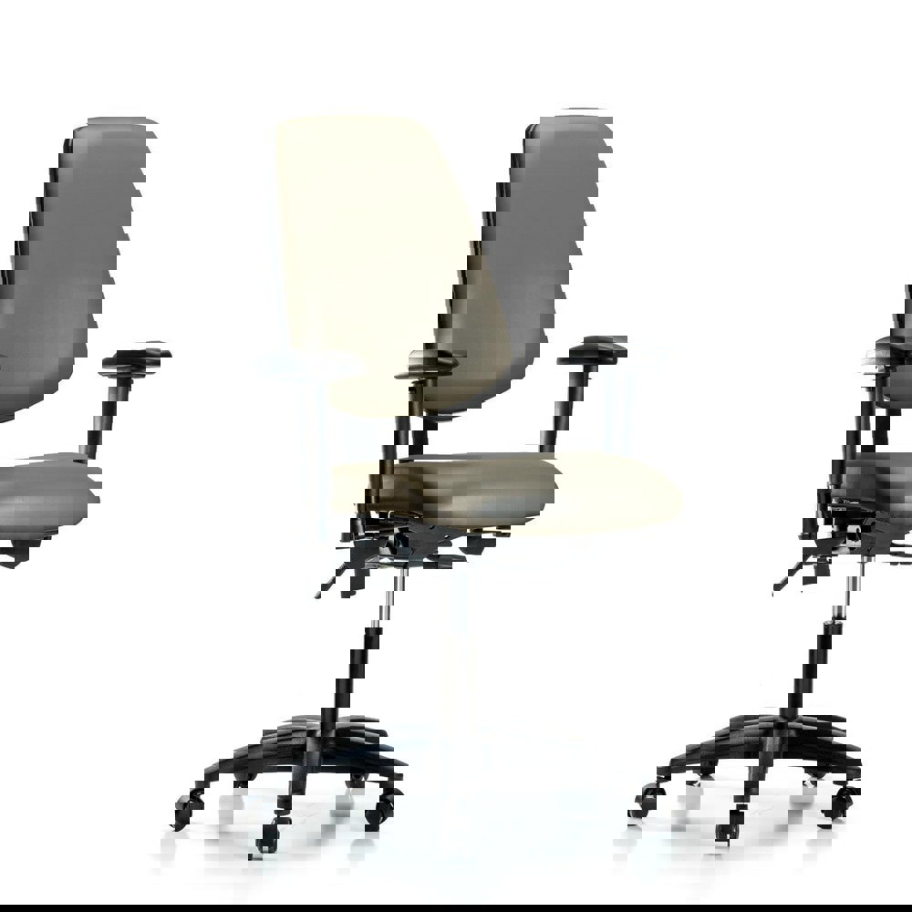 Task Chair: Vinyl, Taupe