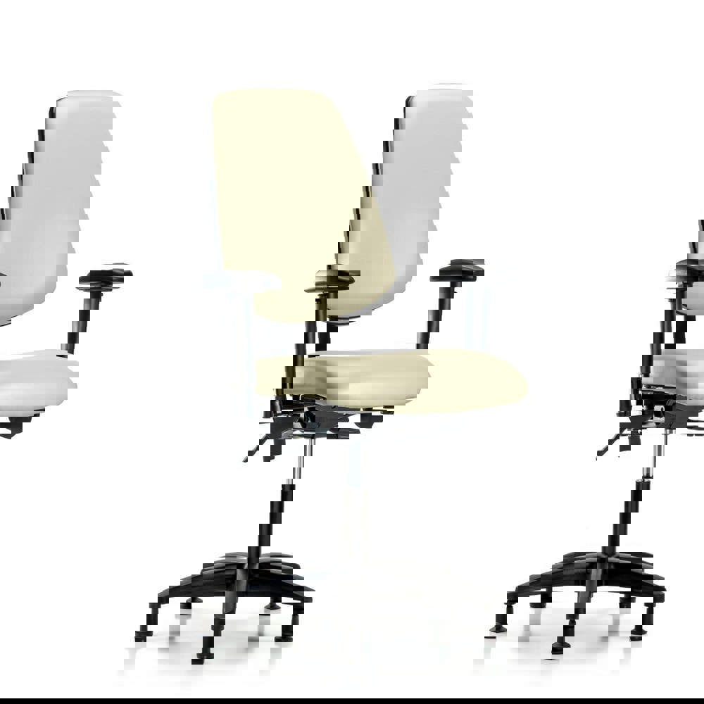 Task Chair: Vinyl, Adobe White