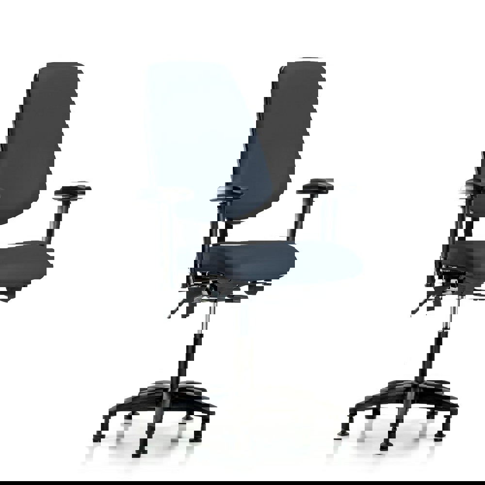 Task Chair: Vinyl, Imperial Blue