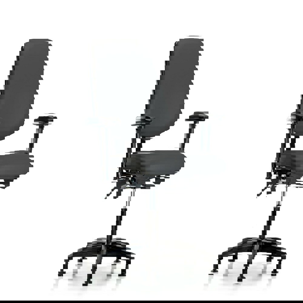 Task Chair: Vinyl, Charcoal