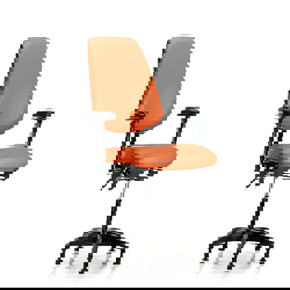 Task Chair: Vinyl, Orange Kist